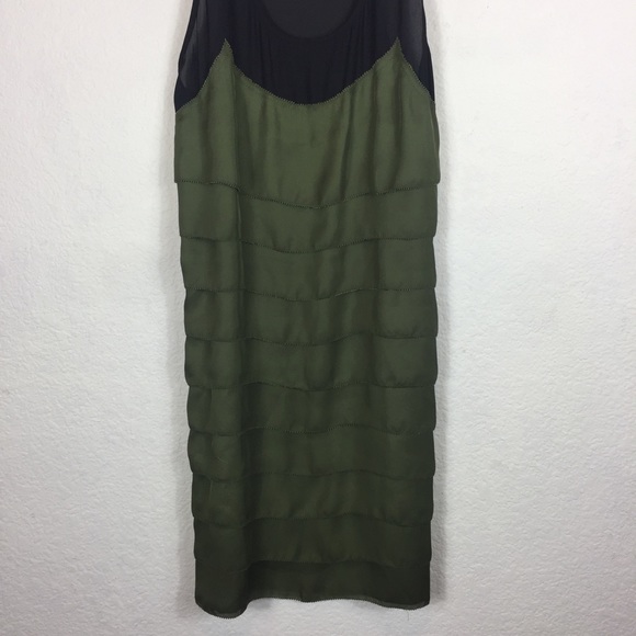 NWT Anthropologie BB Dakota Miriam Green Surplus Ruffle Mini Dress Small - Picture 5 of 8